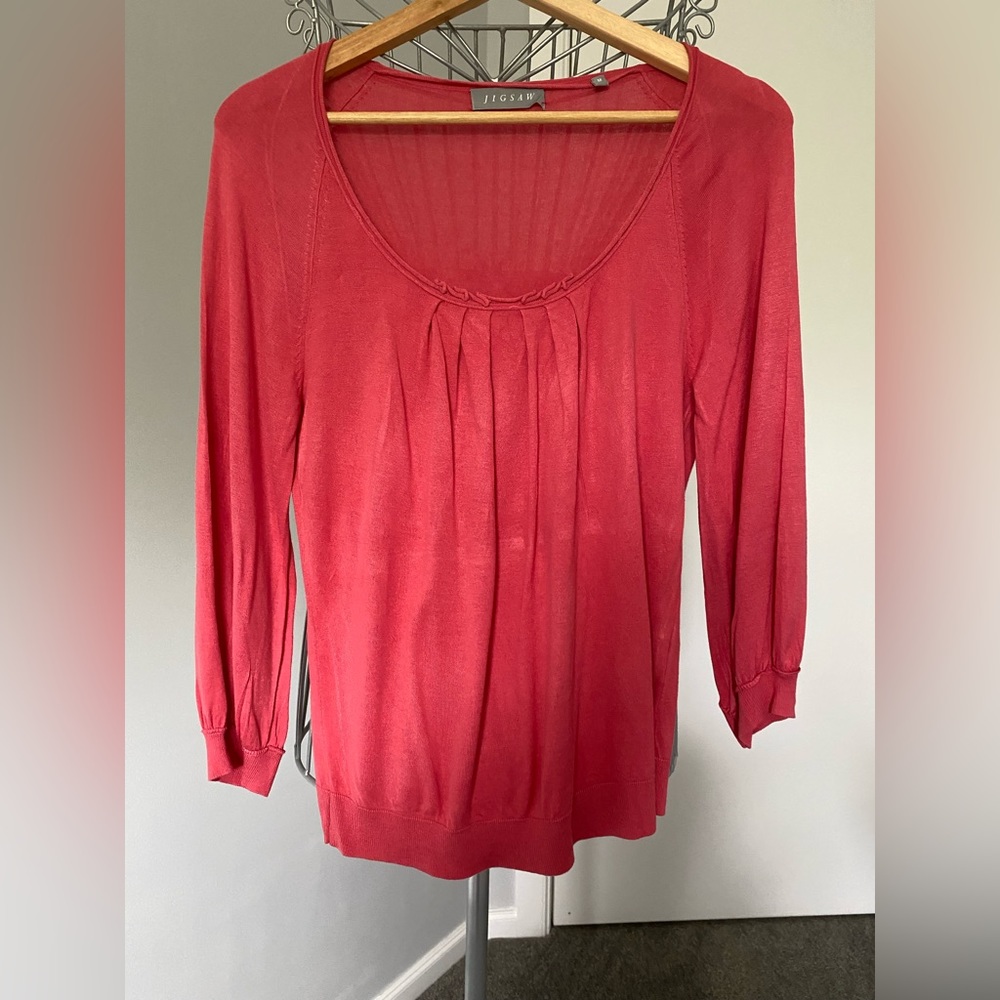 Jigsaw silk blend top - Picture 1 of 5